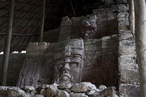 Kohunlich Mayan Temple